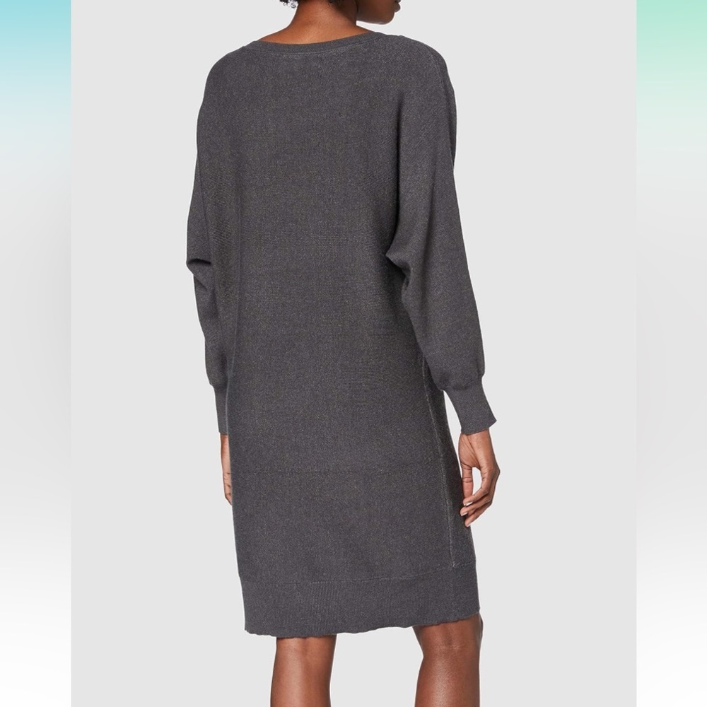 NOISY MAY Boatneck Knit Dress in BLACK | Size M - Picture 2 of 8